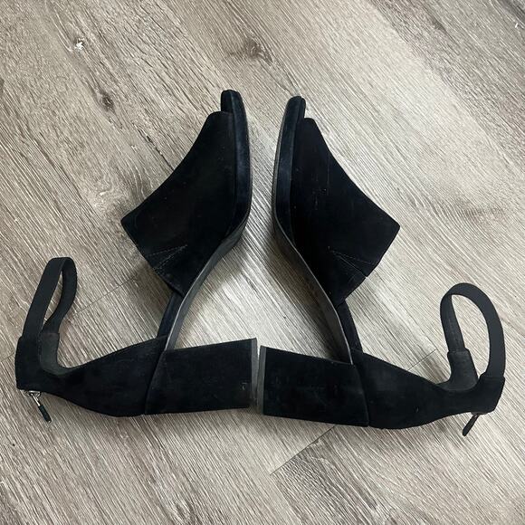 Eileen Fisher Matty Suede Platform Sandal Black Suede Women’s SZ 11 - Picture 4 of 9